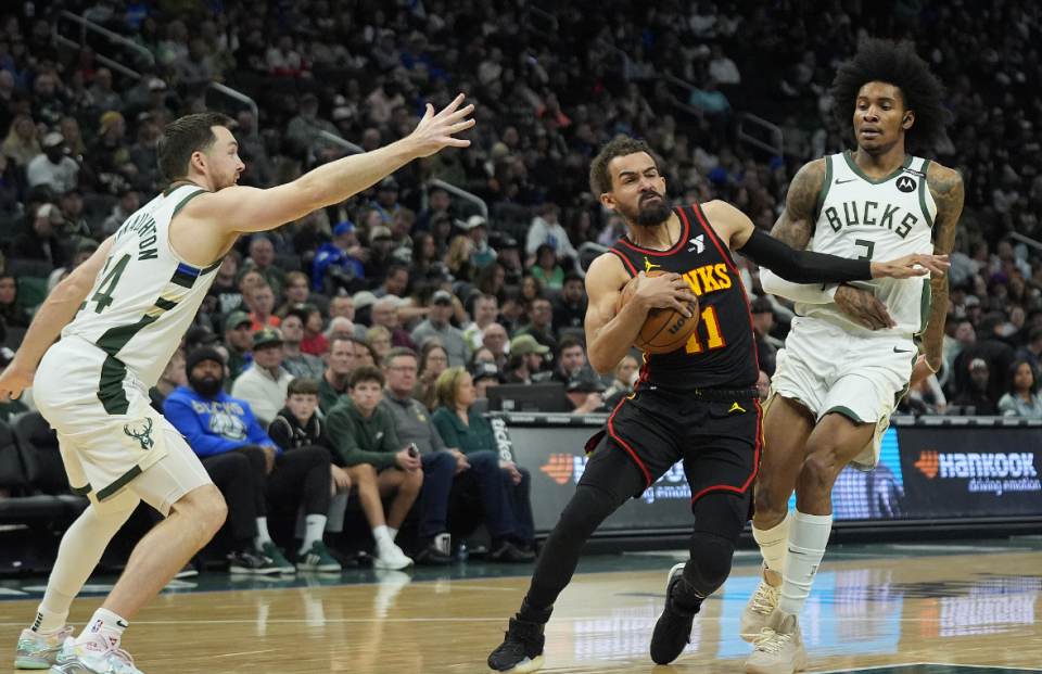 北京时间3月31日，NBA常规赛，雄鹿以124-145不敌老鹰，遭遇四连败。比赛
