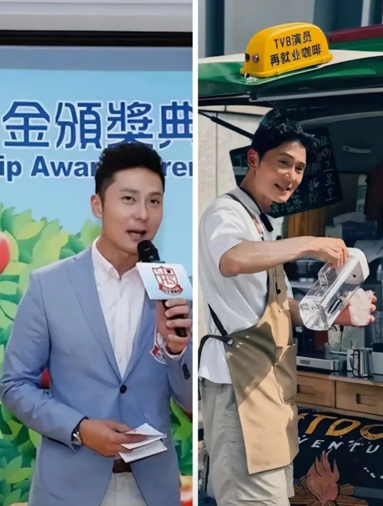 这是现年47岁的TVB常见配角演员姚亦澧。

近期有网友发现姚亦澧在长沙街头摆摊