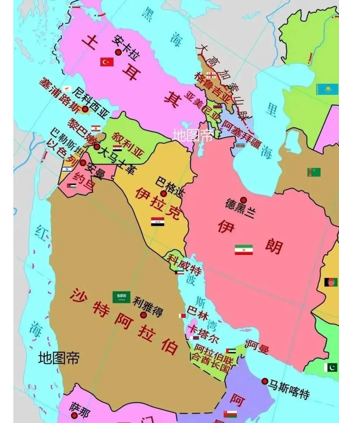 以色列，不戴放大镜很难找到这个国家，已经嚯嚯多个国家！
除了第一次是被动应战，其