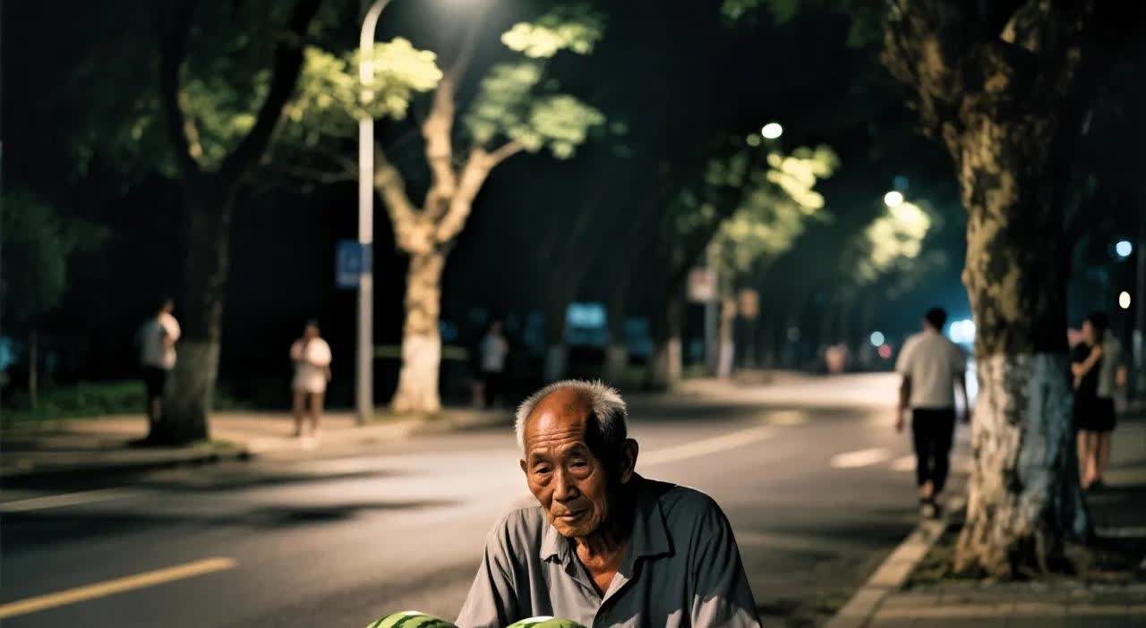 泪崩了！”江西，女子偶遇已故同学父亲卖瓜，欲买光让他早点回家，老人惊讶的问：“你