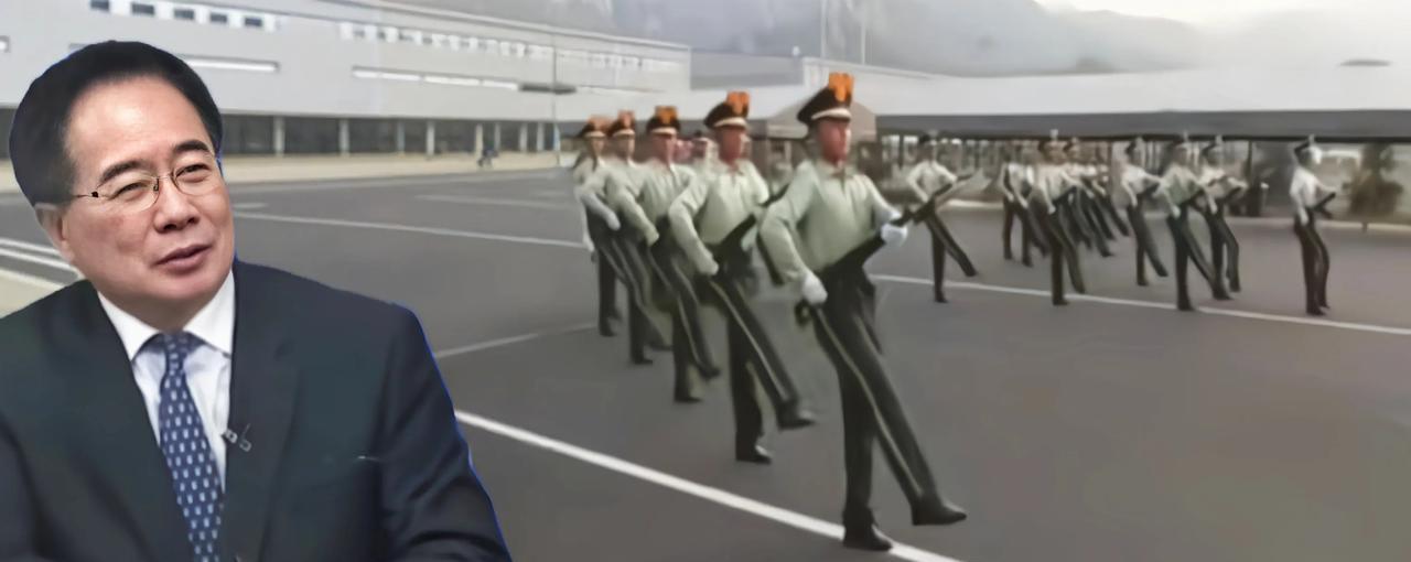 蔡正元说他看过一杂志评论了联合国五常国家阅兵排名，美国排第五，法国第四，英国第三
