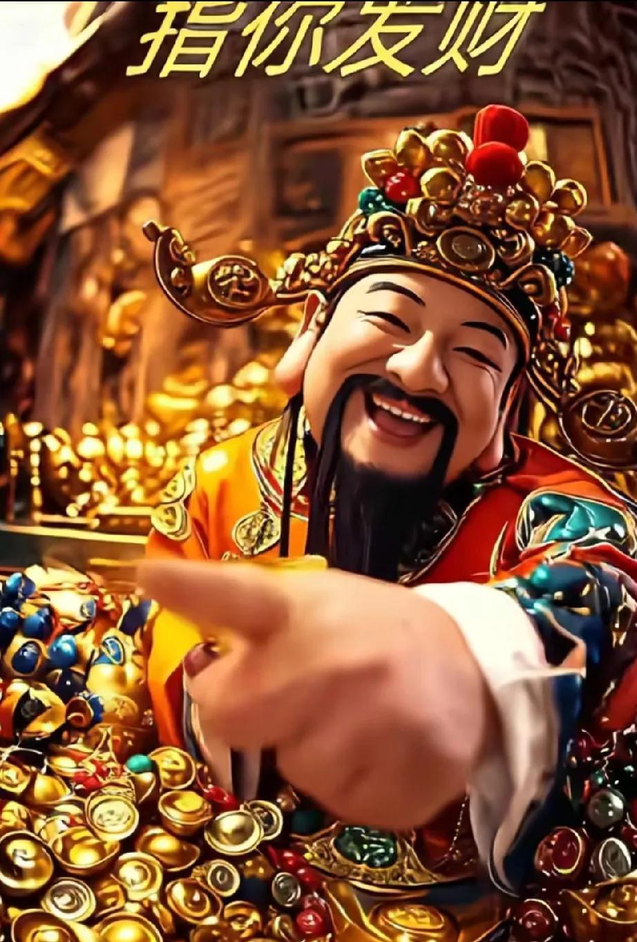 千万不要对财神视而不见，只要您留下一句“财运亨通”，愿您在新的一年财源广进，让财