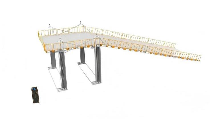 JJ-Z484 测试机器人最大斜坡角度设备试验台 测试稳定