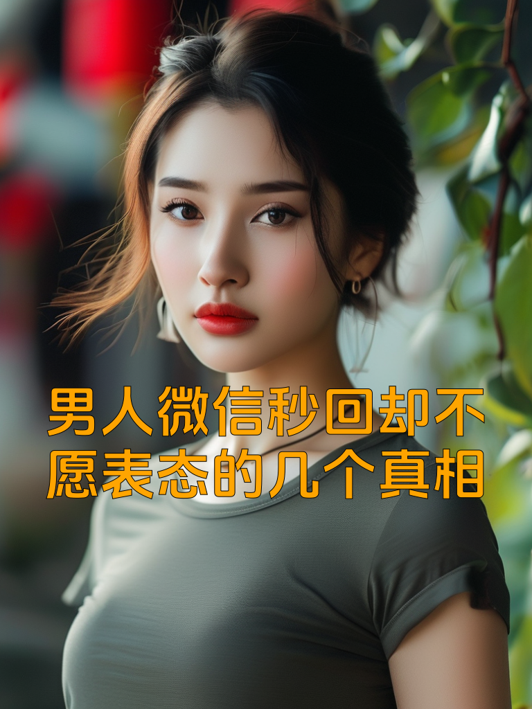男人微信秒回却不愿表态的几个真相