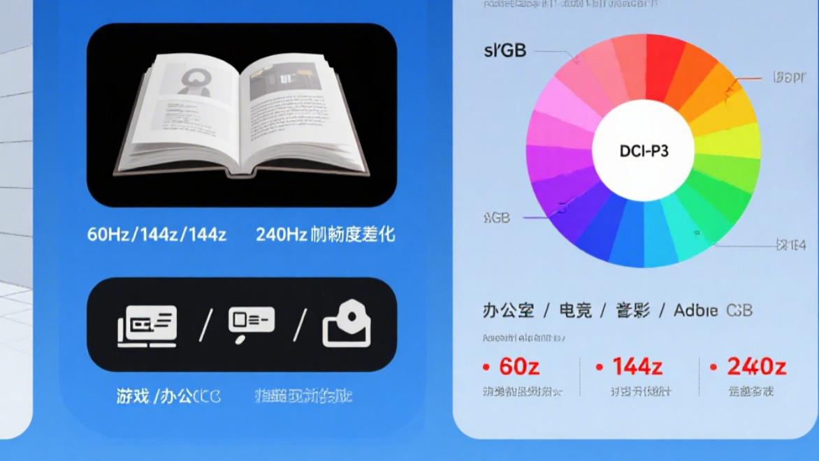 智能显示器参数看不懂？分辨率、刷新率、色域的通俗解读