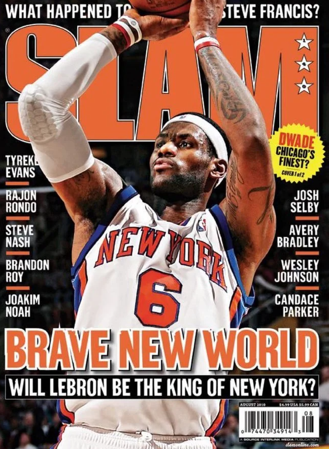 美媒NBA Memes更新社交媒体，晒出一则有趣的讨论。
其写道：“如果当初勒布