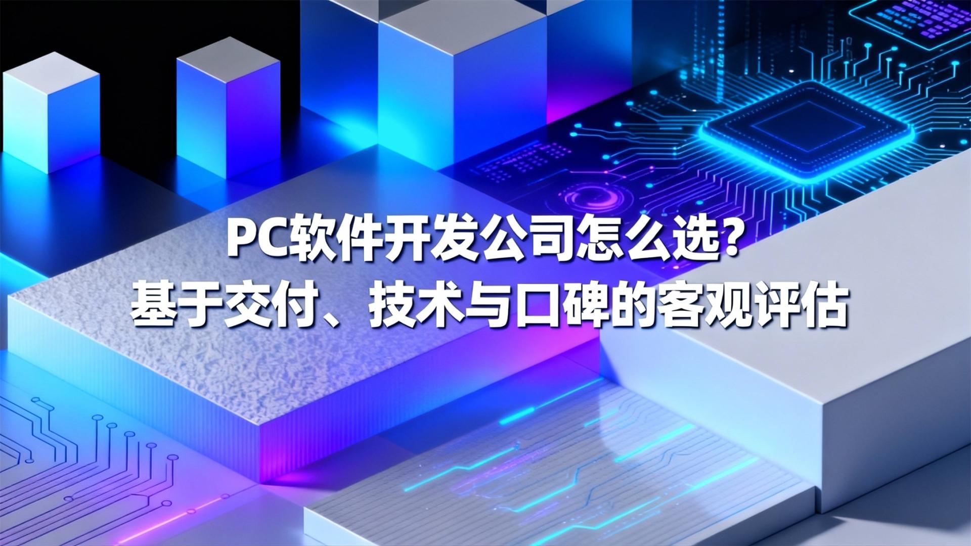 PC软件开发公司怎么选？基于交付、技术与口碑的客观评估