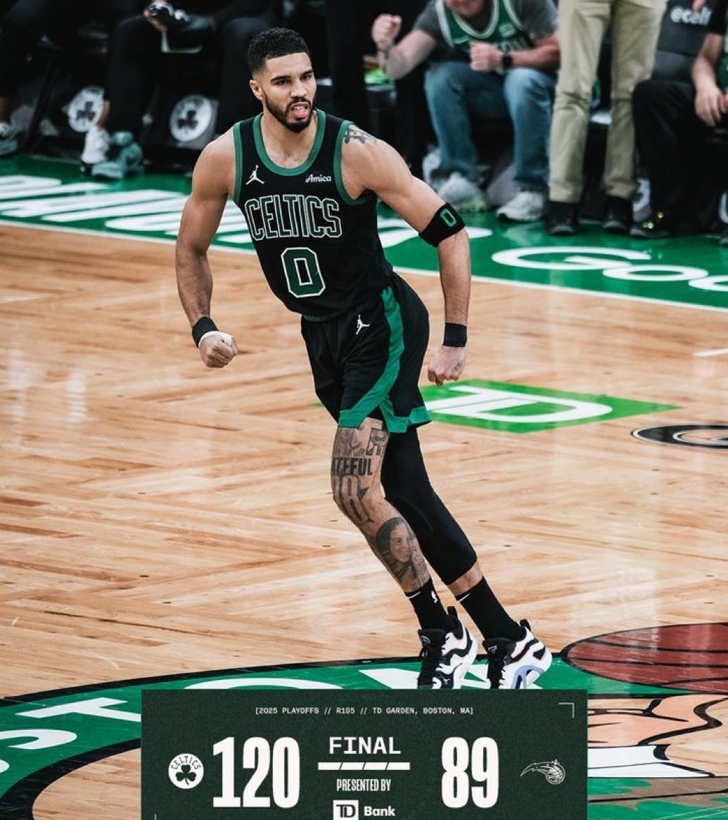 4月30日NBA季后赛第五轮战报（4场）之二：
魔术89-120凯尔特人（大比分