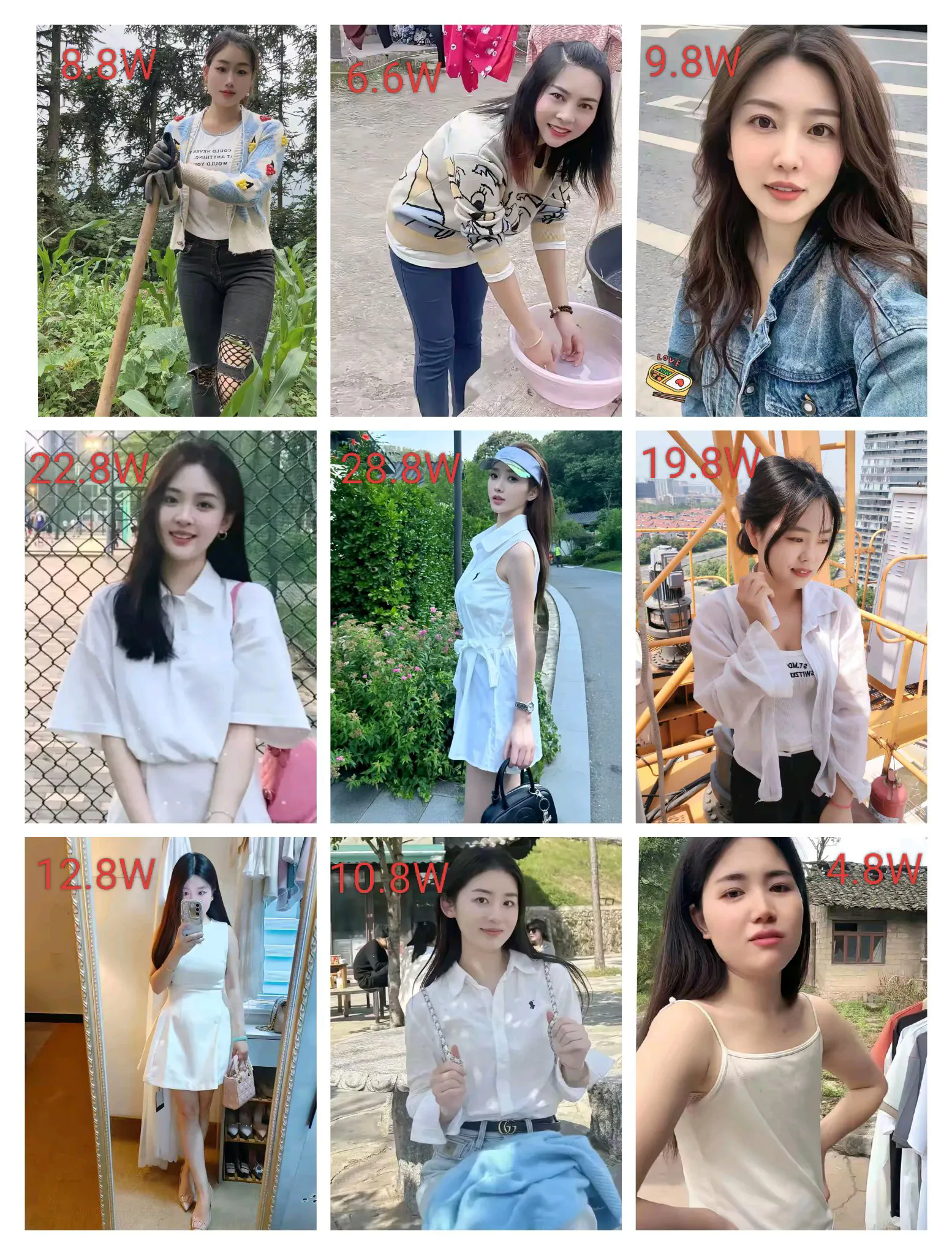 彩礼如下你会娶哪位？不许撒谎！
