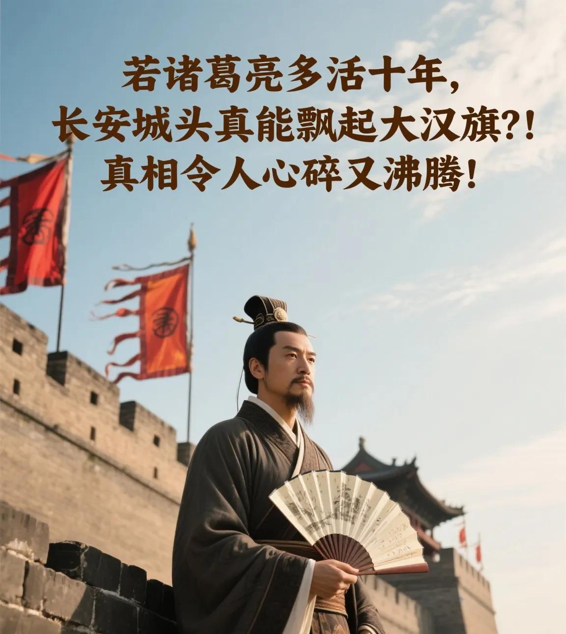 若诸葛亮多活十年，长安城头真能飘起大汉旗？！真相令人心碎又沸腾！
站在武侯祠的千