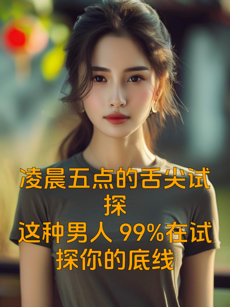 凌晨五点的舌尖试探：这种男人99%在试探你的底线
