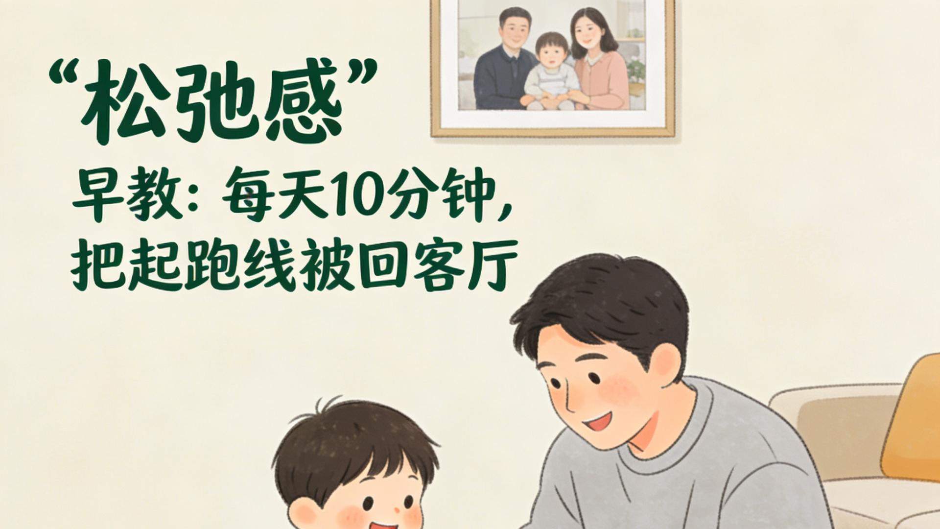 “松弛感”早教：每天10分钟，把起跑线搬回客厅