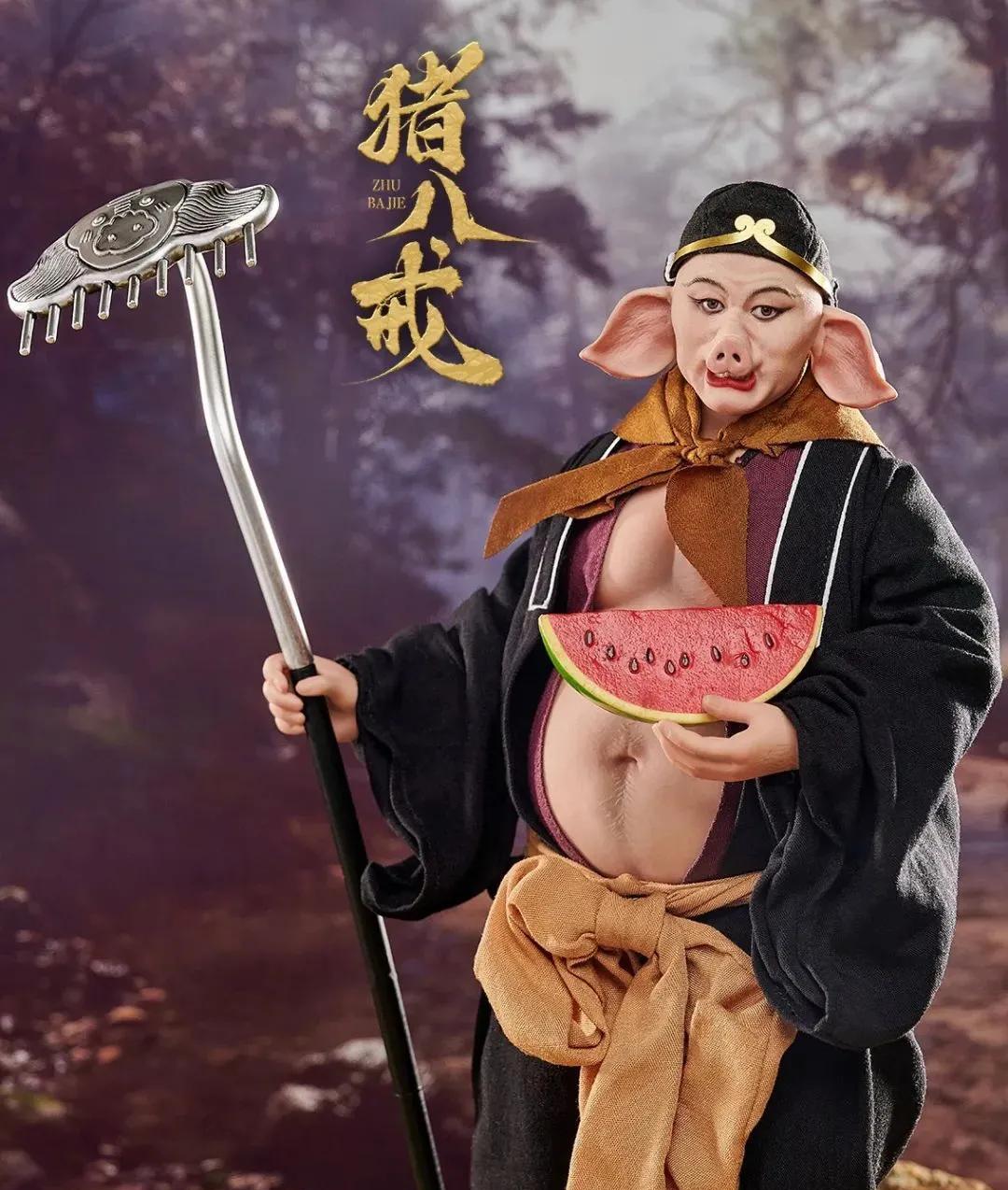 | 憋屈天才·猪八戒 |
猪八戒参加西天取经，其实呢，佛经在猪八戒眼中如粪土，猪