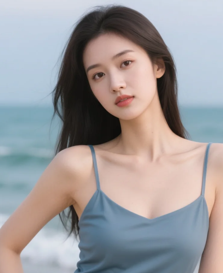 梨涡浅笑，甜进心坎里的女孩。