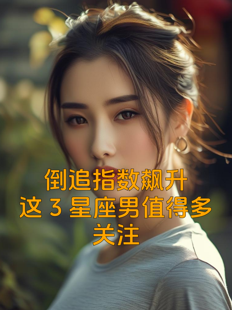 倒追指数飙升，这3星座男值得多关注