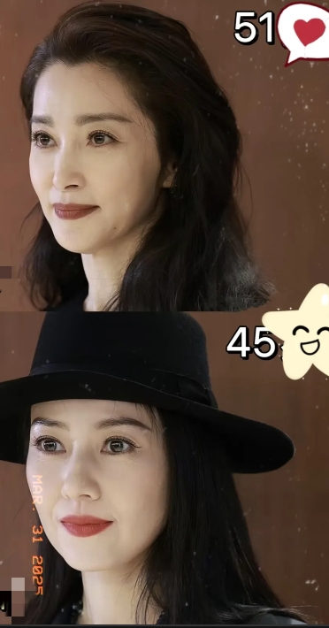 女神颜值大比拼！
51岁的李冰冰对45 岁的高圆圆！
我怎么感觉…
51的李冰冰