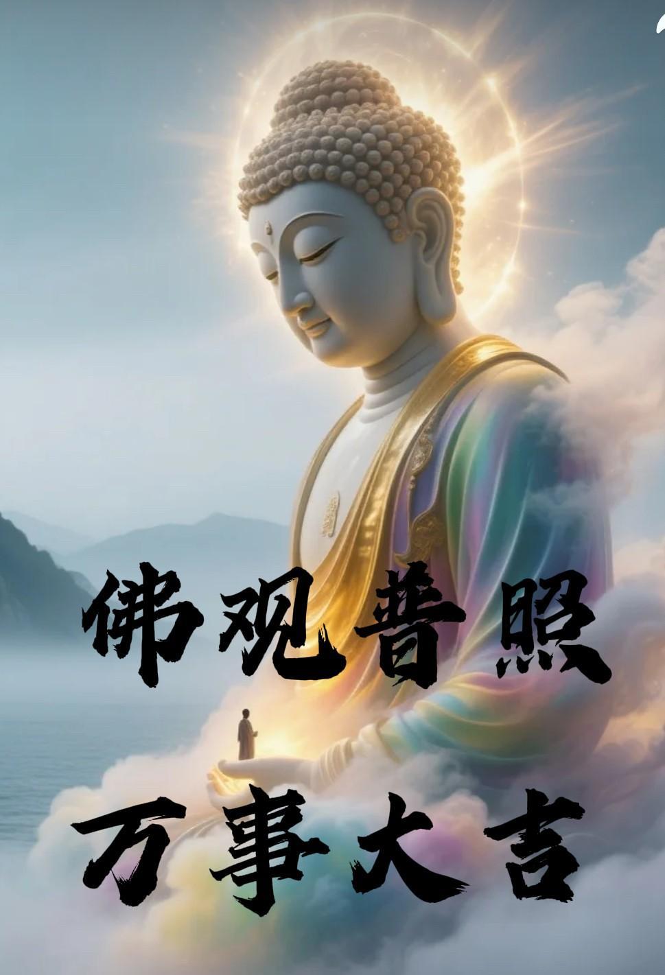 你可千万、千万不能对佛祖不理不睬！
快在评论区留下“万事大吉”
要知道，佛祖那可