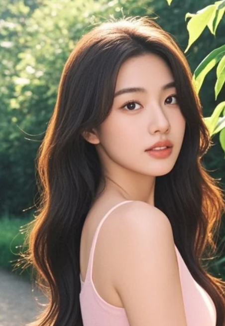 高锐度下的细腻之美：这位年轻女子的每一个毛孔都诉说着故事