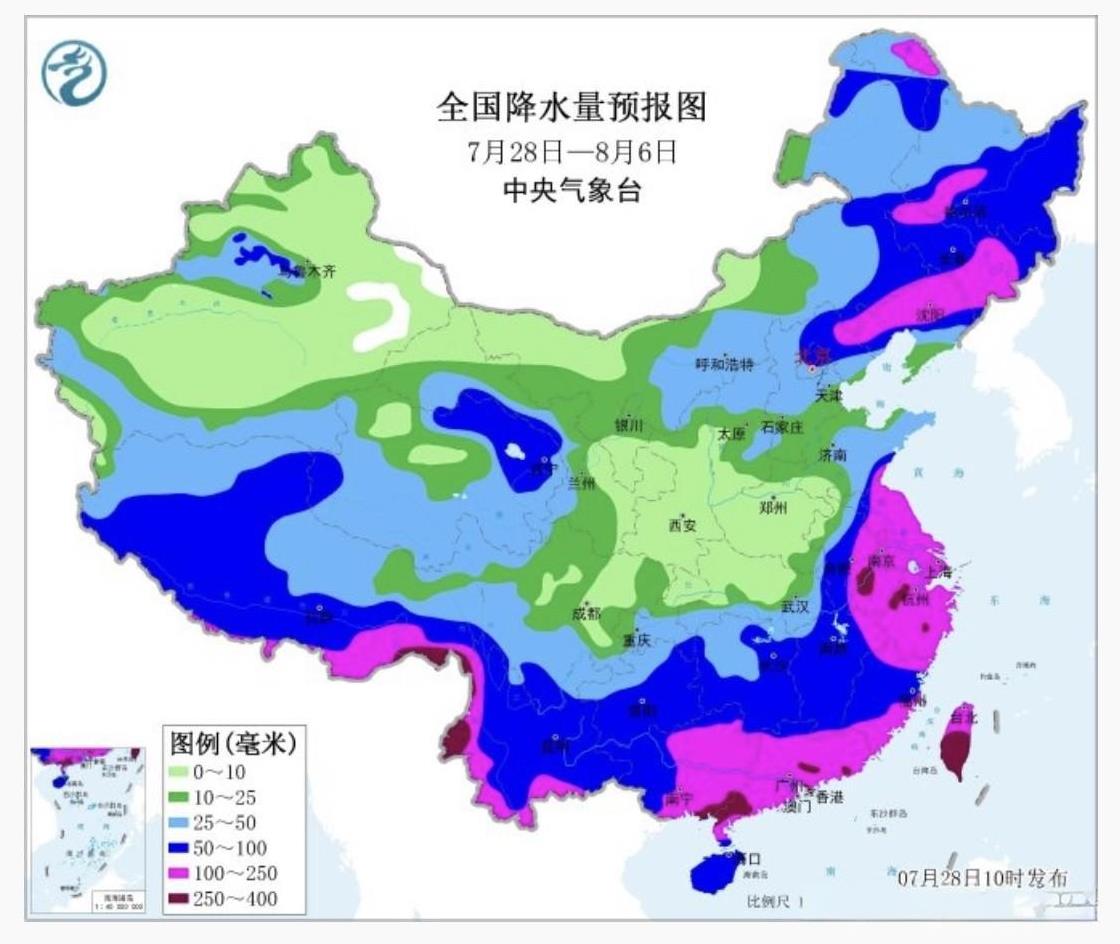 【中期天气预报】最新数值来看 未来十天，对应北方频繁冷空气东移影响，华北和东北等