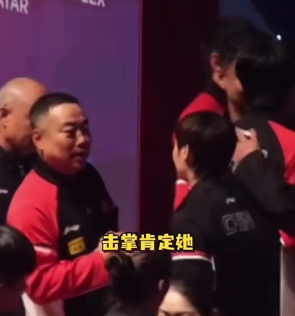 王励勤还没有完全融入国乒队。这次多哈世乒赛王励勤全程跟随和秦志戬一起观看。说实话
