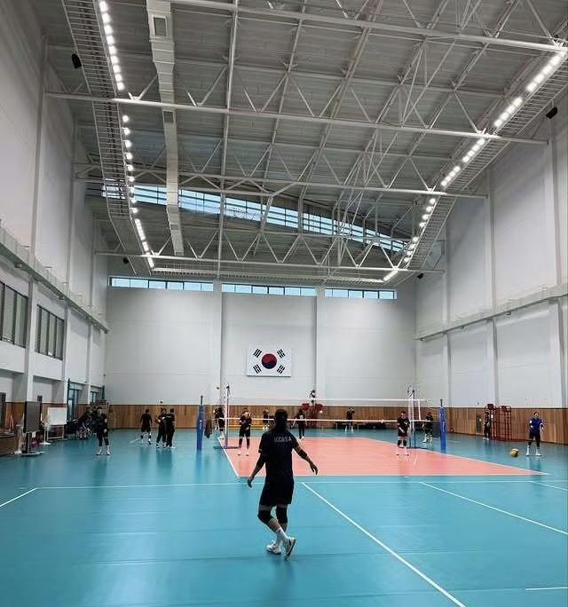 韩国女排正式开始国家队集训，备战VNL，其间会打一场金软景邀请赛，照片来自韩国女