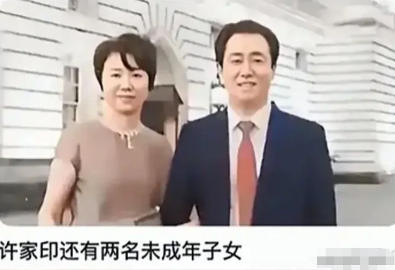 这实在是太过神秘了，67岁的许家印竟然还有两位未成年子女！大家都知道，许家印仅有