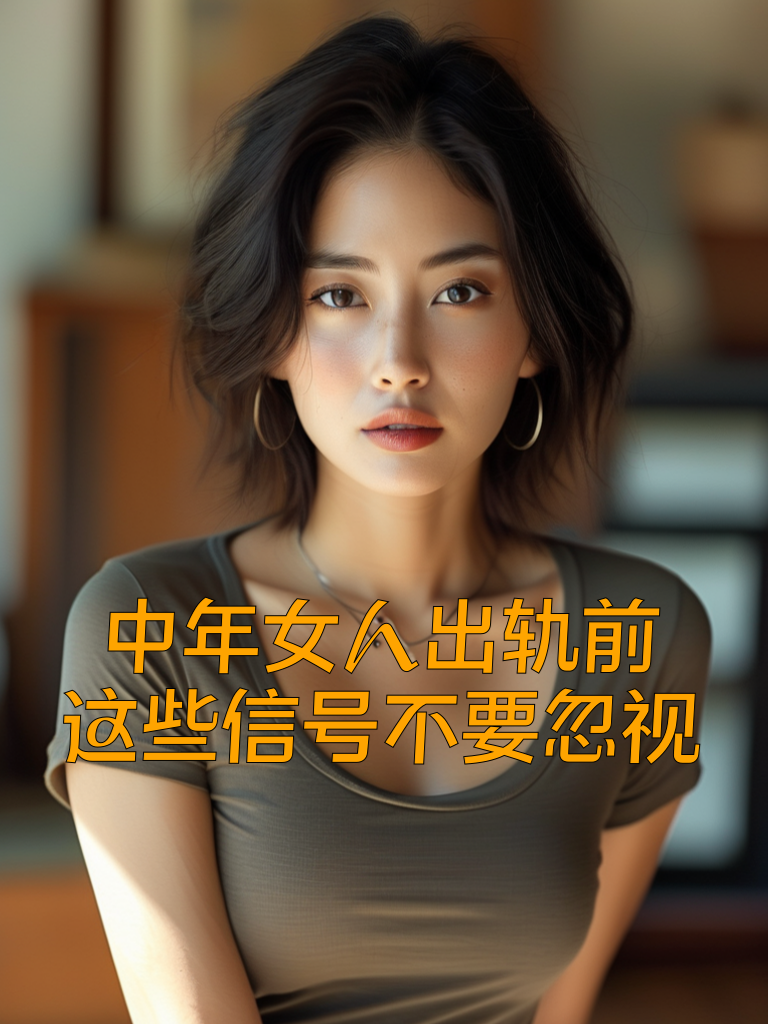 中年女人出轨前，这些信号不要忽视