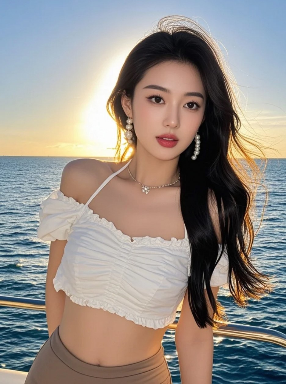 阳光洒在她的肩头，温柔得刚刚好