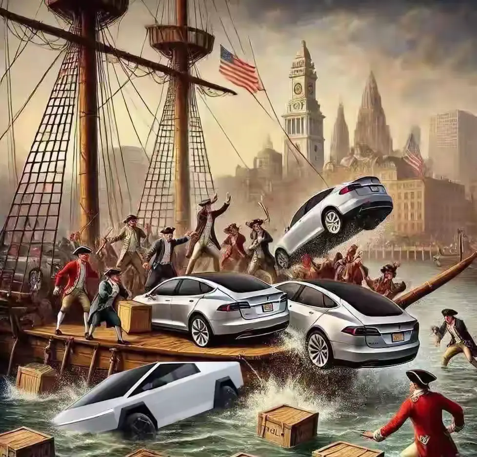 特斯拉在美国，现在的待遇就是这样。