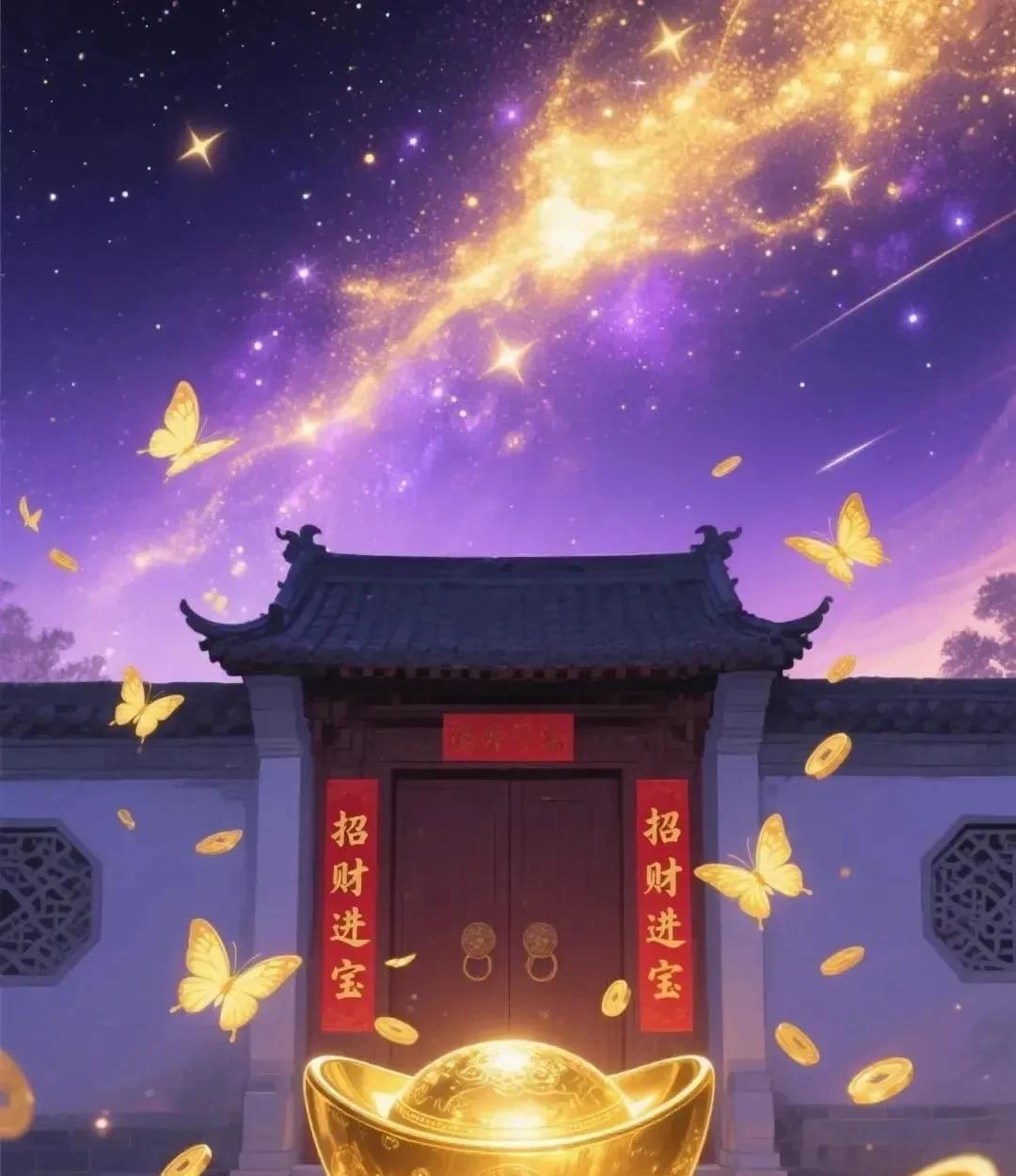 胆子可真不小呀！
财运都送上门了还不赶快抓住？
招财，招财！
左手紧紧攥住珍宝入