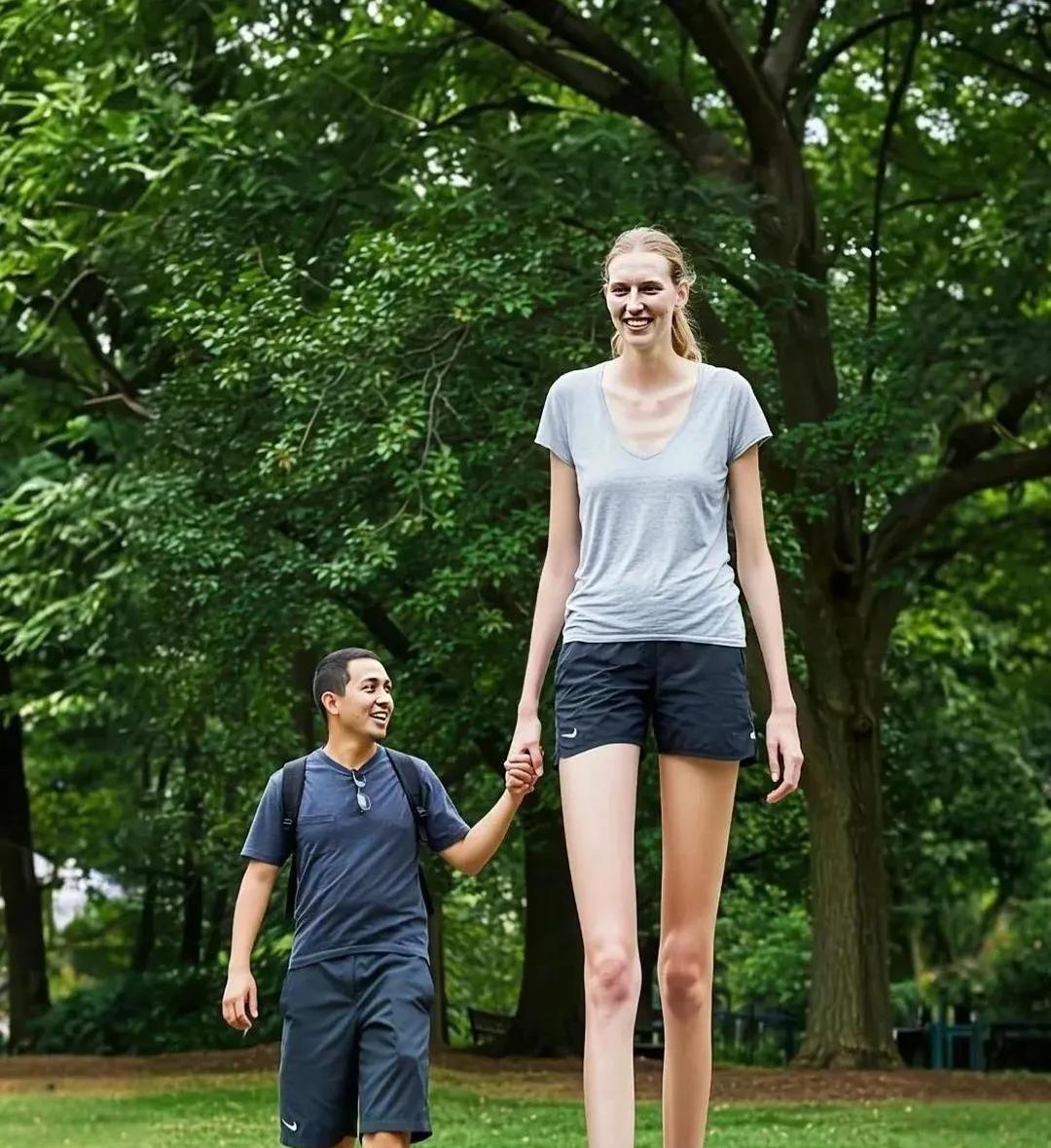 中国的女巨人姚德芬都2米36，2米15什么时候成最高的了这也太夸张了吧！说2米1