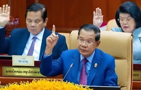 如果泰国方面明确只是针对洪森，你们说洪森的儿子，洪玛奈会不会为了柬埔寨的安危大义