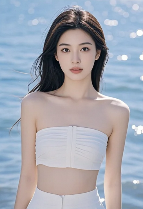 美女的存在感，不是靠张扬，而是靠美本身说话！