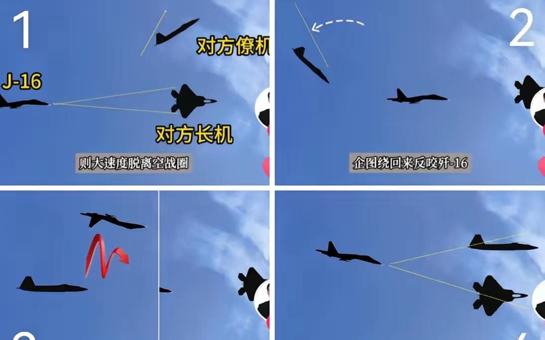 日前中国歼16单敌两架美帝F22，不但毫无惧色，而且成功锁住敌机，最后F22不得