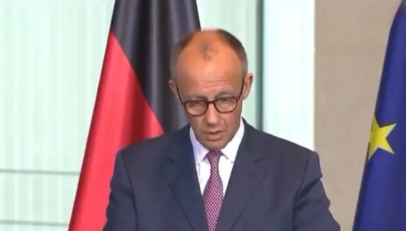 德国总理默茨在与加拿大总理卡尼举行的新闻发布会上宣称，“若俄罗斯总统普京与泽连斯