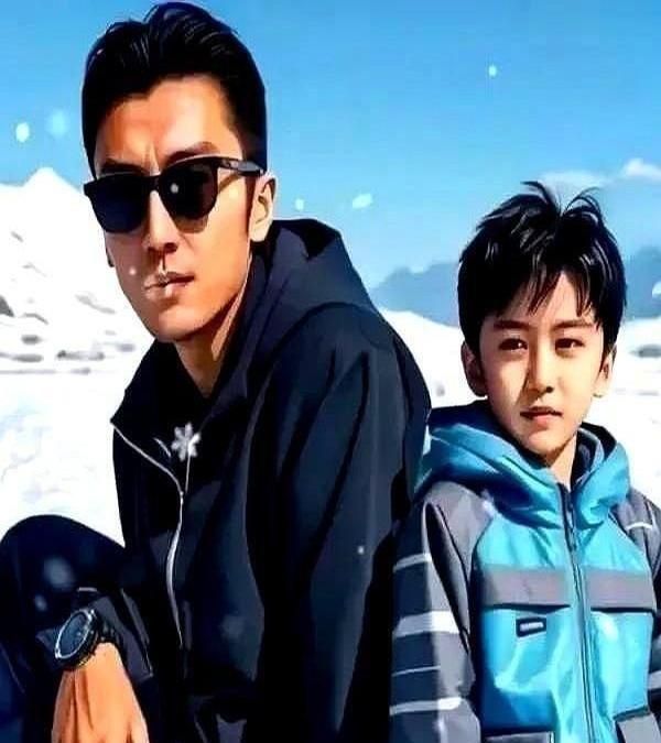 谢家小公子这张正脸照真是把全网基因检测的瘾都勾起来了！
照片里小朋友从眉骨到下颌