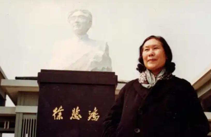 廖静文说“我认为自己是幸运的，因为徐悲鸿是如此杰出的一个人物，遇见他，陪伴他，为