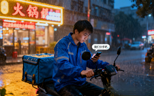 来自外卖员的审判