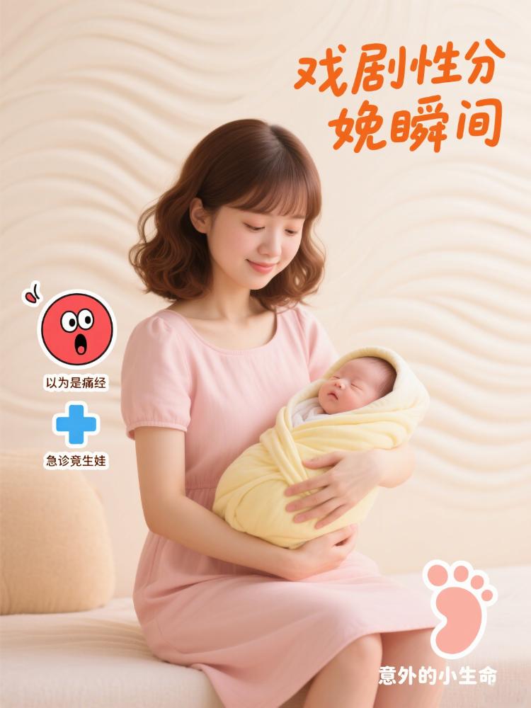 #女子因痛经去医院结果生了个娃#

一位21岁的杭州姑娘捂着肚子冲进妇科诊室：“