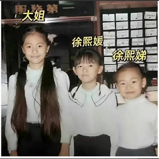 大S三姐妹，原来名字都取得这么有创意，不光有大名，小名还有艺名，大姐徐熙娴，娴是