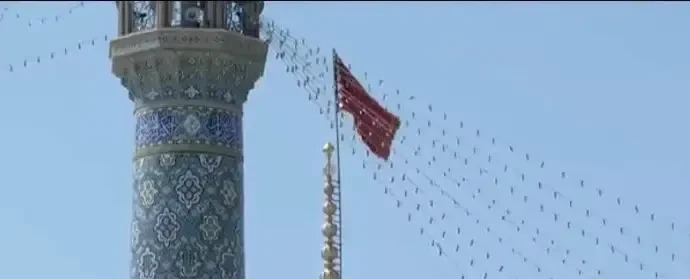 伊朗清真寺升红旗要报复以色列











天塌下来了！伊朗的红旗升起来