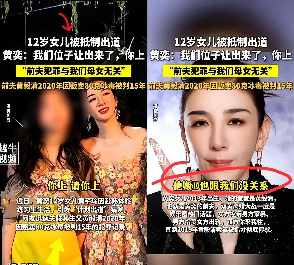 “15年刑期砸下来那天，黄奕在直播间只说三句话：家暴是我挨的，毒是他贩的，别冲孩