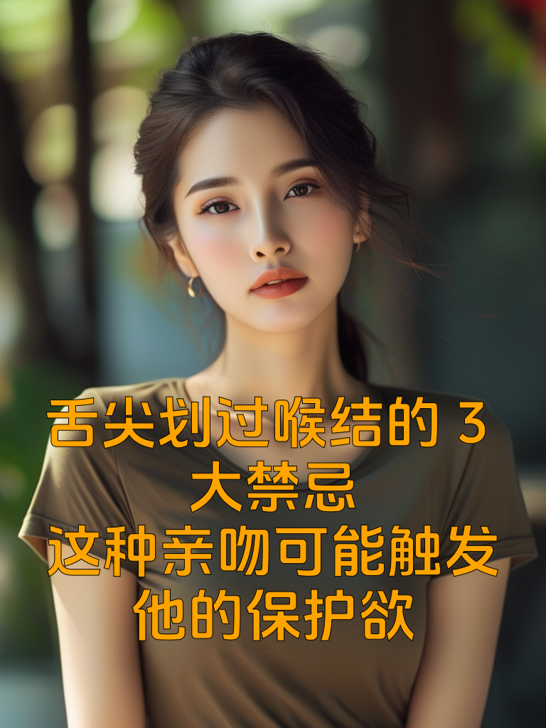 舌尖划过喉结的3大禁忌：这种亲吻可能触发他的保护欲