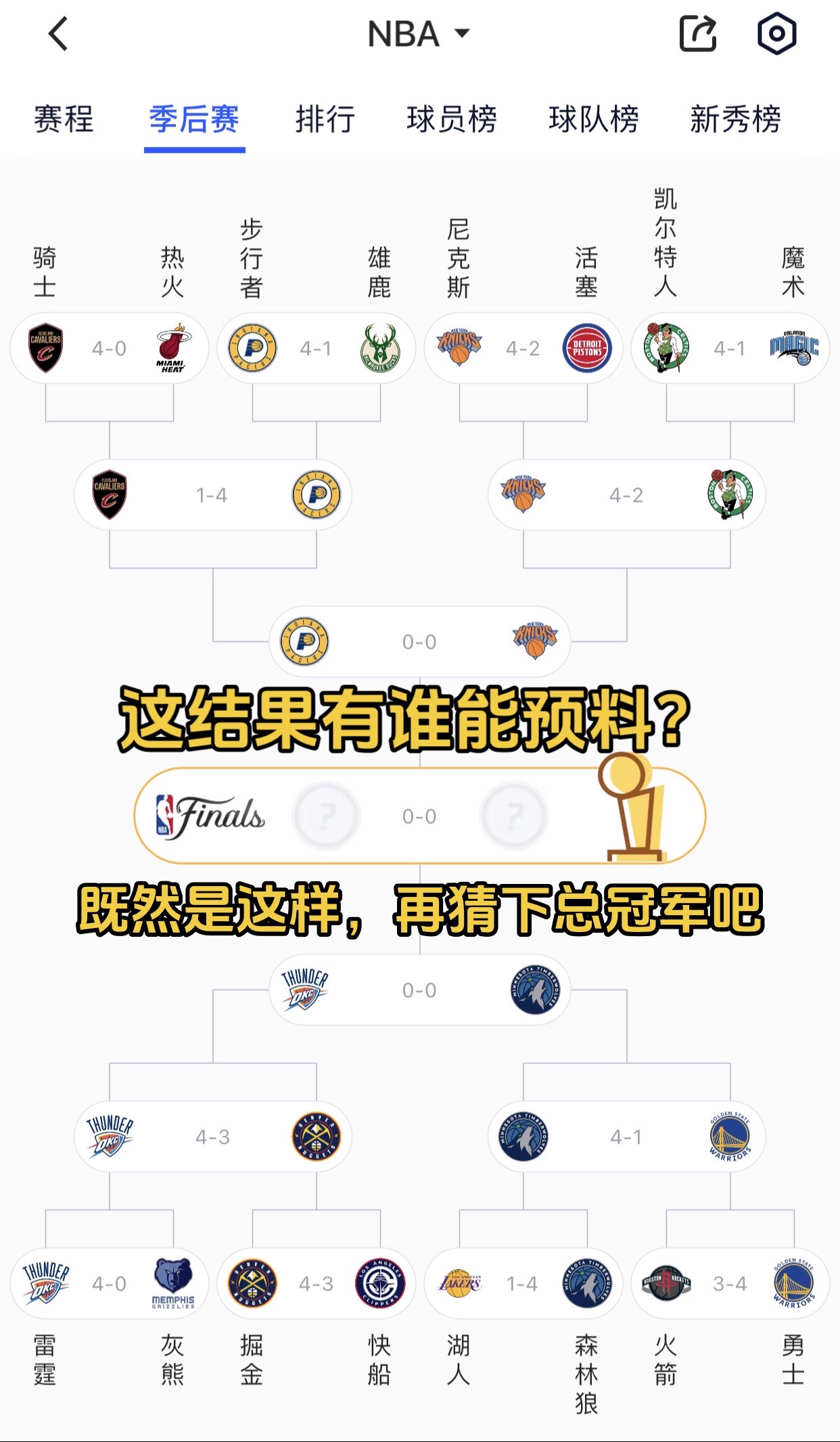 现在NBA想要实现连冠真难