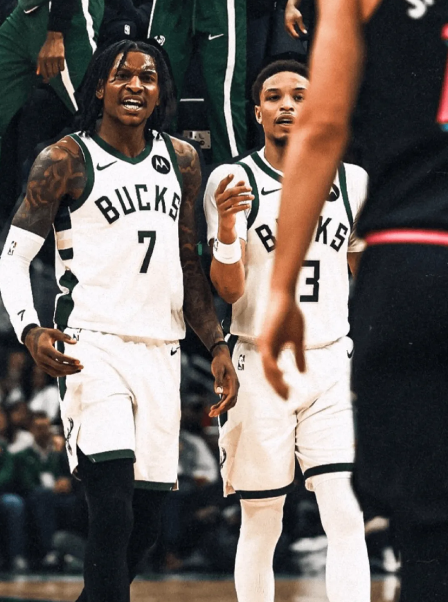 NBA常规赛，热火117-128不敌雄鹿。
雄鹿在最近9场比赛中取得了7胜2负的