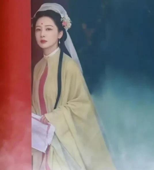杨紫，这是各种古装造型都要尝试一遍吗？
《家业》中的新造型也好美，白纱高髻的头饰