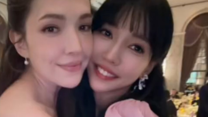 李靓蕾盛装赴宴笑容灿烂，子女求学问题却沉默引担忧