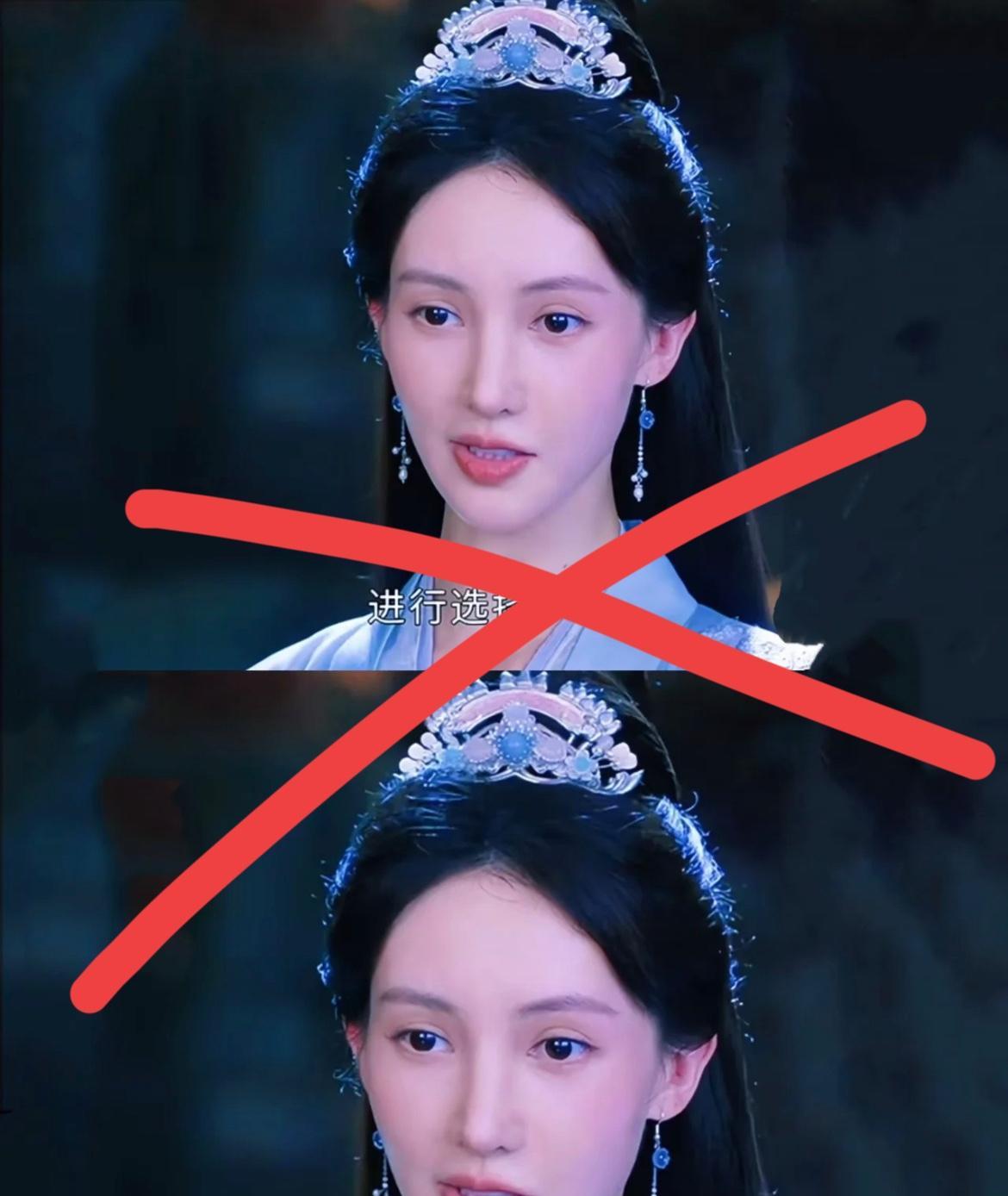 金晨听我一句劝，别演戏了！
感觉她已经不合适银幕啦，我看电视剧的第一眼就是她的鼻