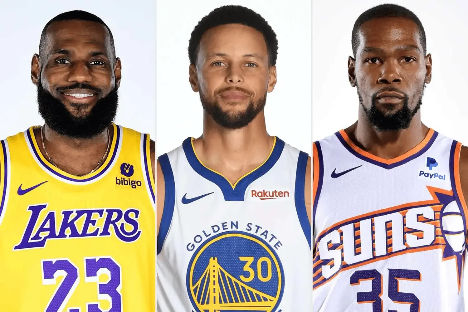 时也，命也，在今日NBA全部比赛结束后，詹姆斯，杜兰特均无缘附加赛，只有库里冲进