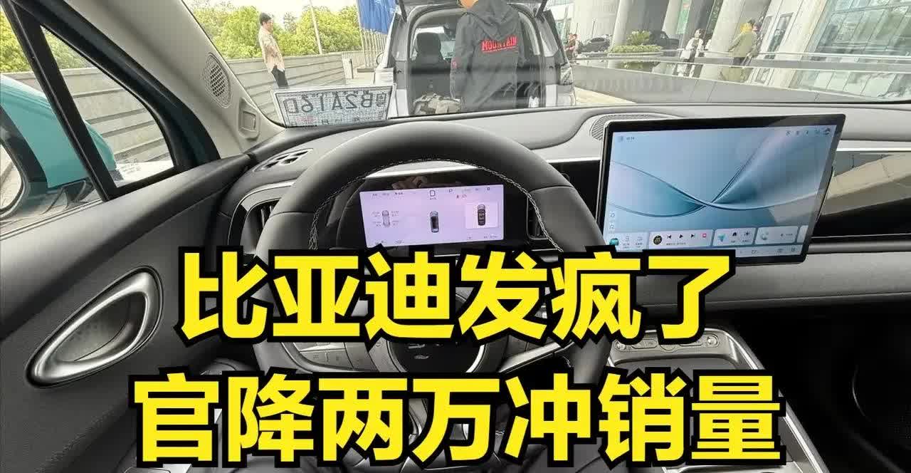 比亚迪急于降价促销，志在今年售出550万辆汽车，这在市场上引发了激烈的竞争。它借